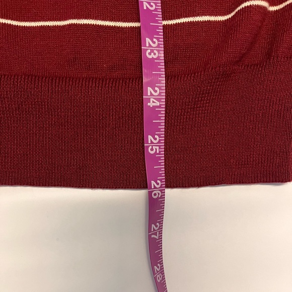 NEW J Crew Short-sleeve Heritage Cotton Tipped Sweater-polo in Stripe!!! - Picture 2 of 5